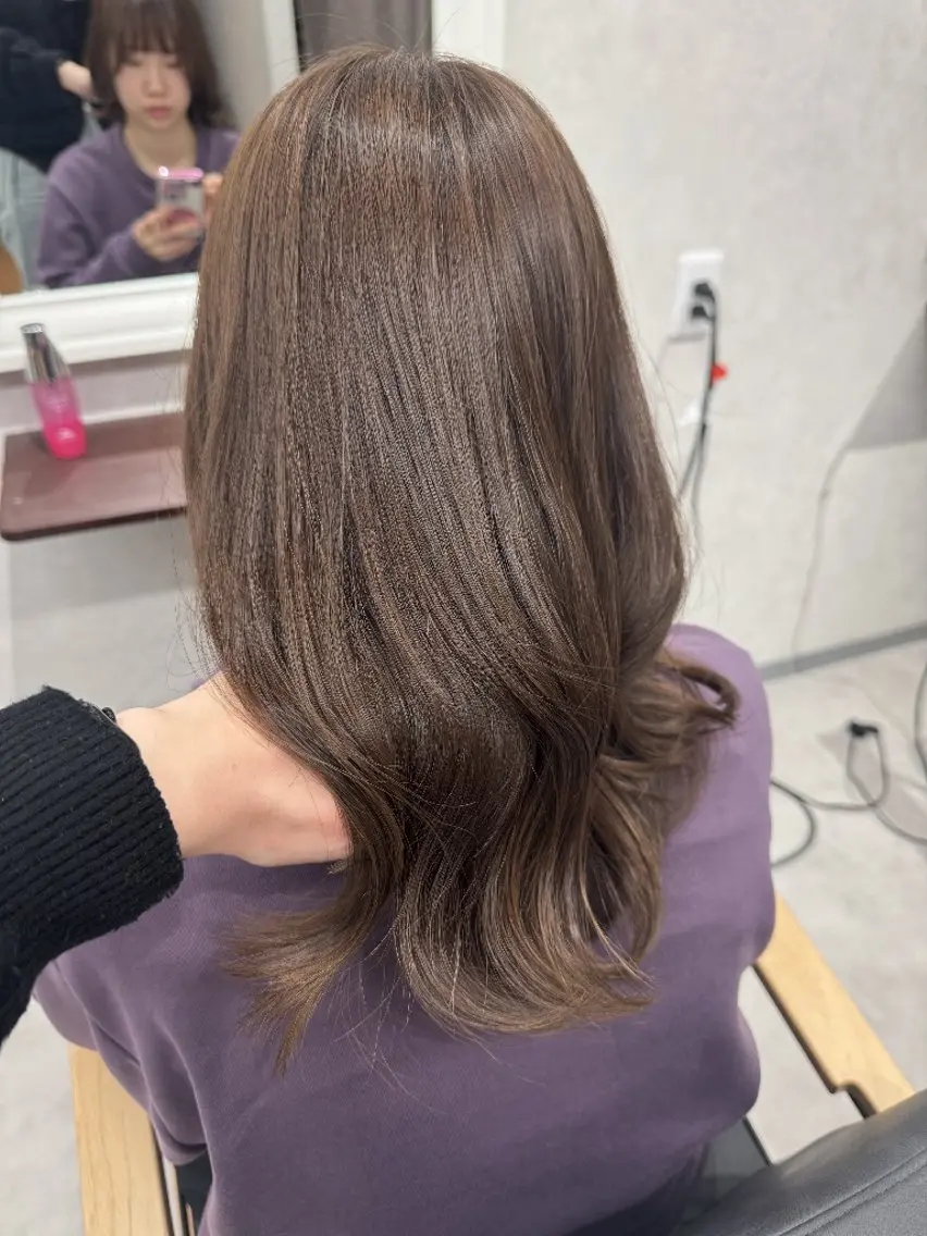 セミロング トリートメント ヘッドスパ 銀座/Aujua /あおいのヘアスタイル