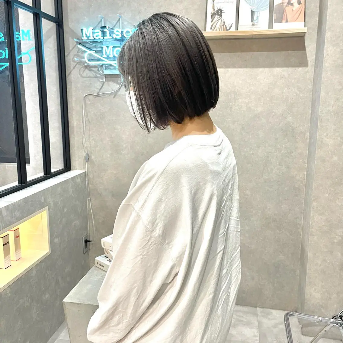 ショート カラー カット ヘアカラー トリートメント 一ノ瀬 暁のヘアスタイル