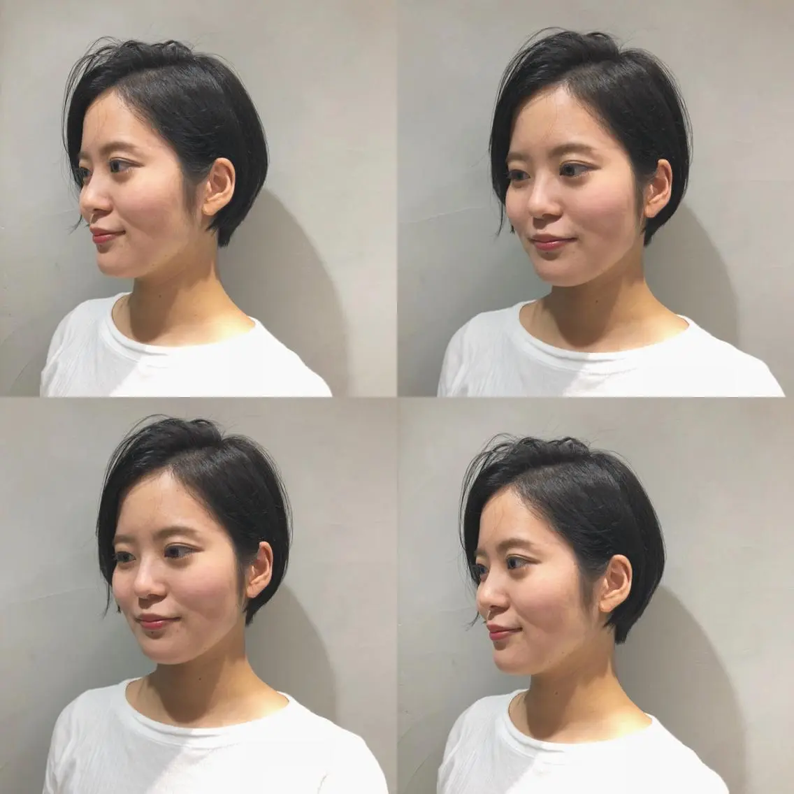 ショート カラー カット ヘアカラー トリートメント 荒木 依莉亜のヘアスタイル