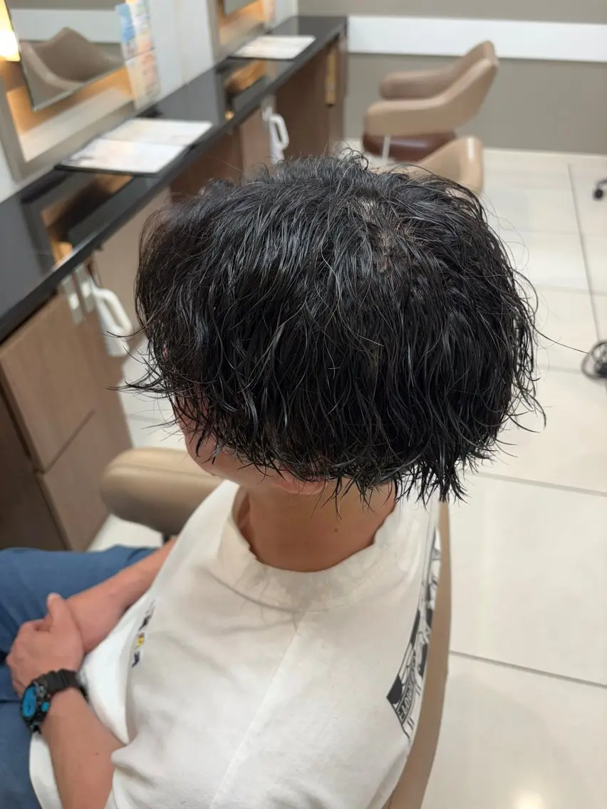 ショート カット パーマ 韓国ヘア/シャドウ パーマ🌀kokiのヘアスタイル