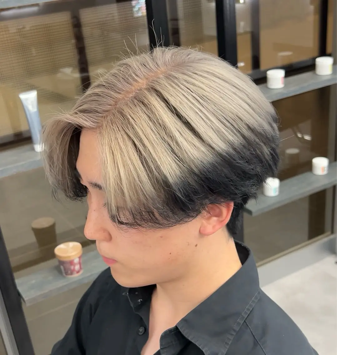 カラー メンズ カット ヘアカラー 【札幌メンズ特化】 つばさ🔥のヘアスタイル