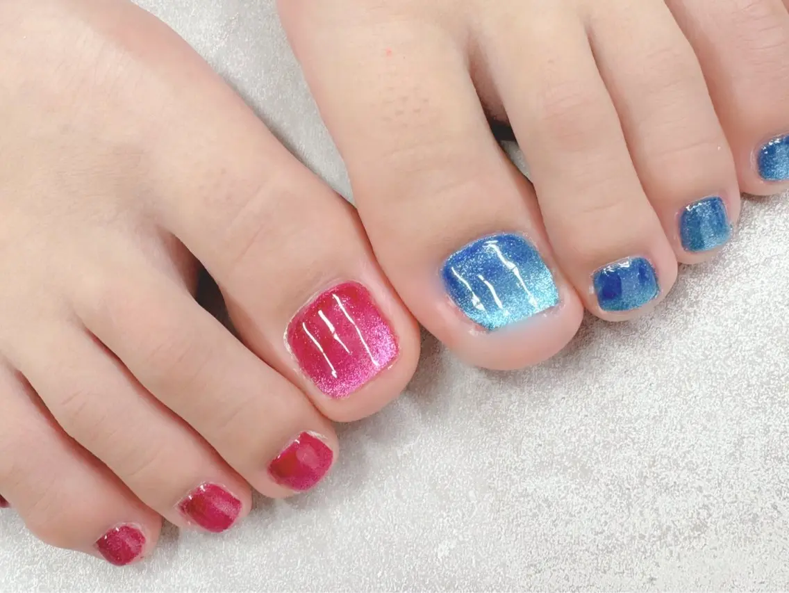 🌺当日限定🌺footワンカラー☆【オフあり】の写真