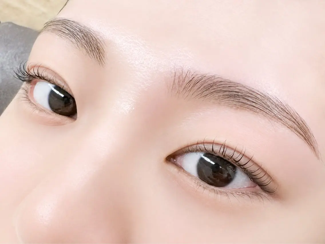 【お目元のケアセット✨】まつげパーマ上のみ＆アイブロウWAX🫧の写真