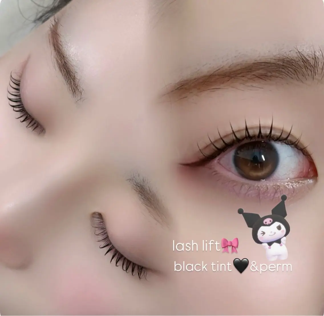 韓国マスカラパーマ🐈⬛♡束感CT付き🎀の写真