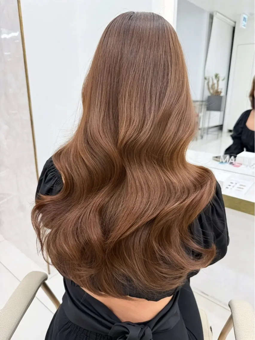 ロング カラー 名古屋/レイヤー 島原 由璃のヘアスタイル