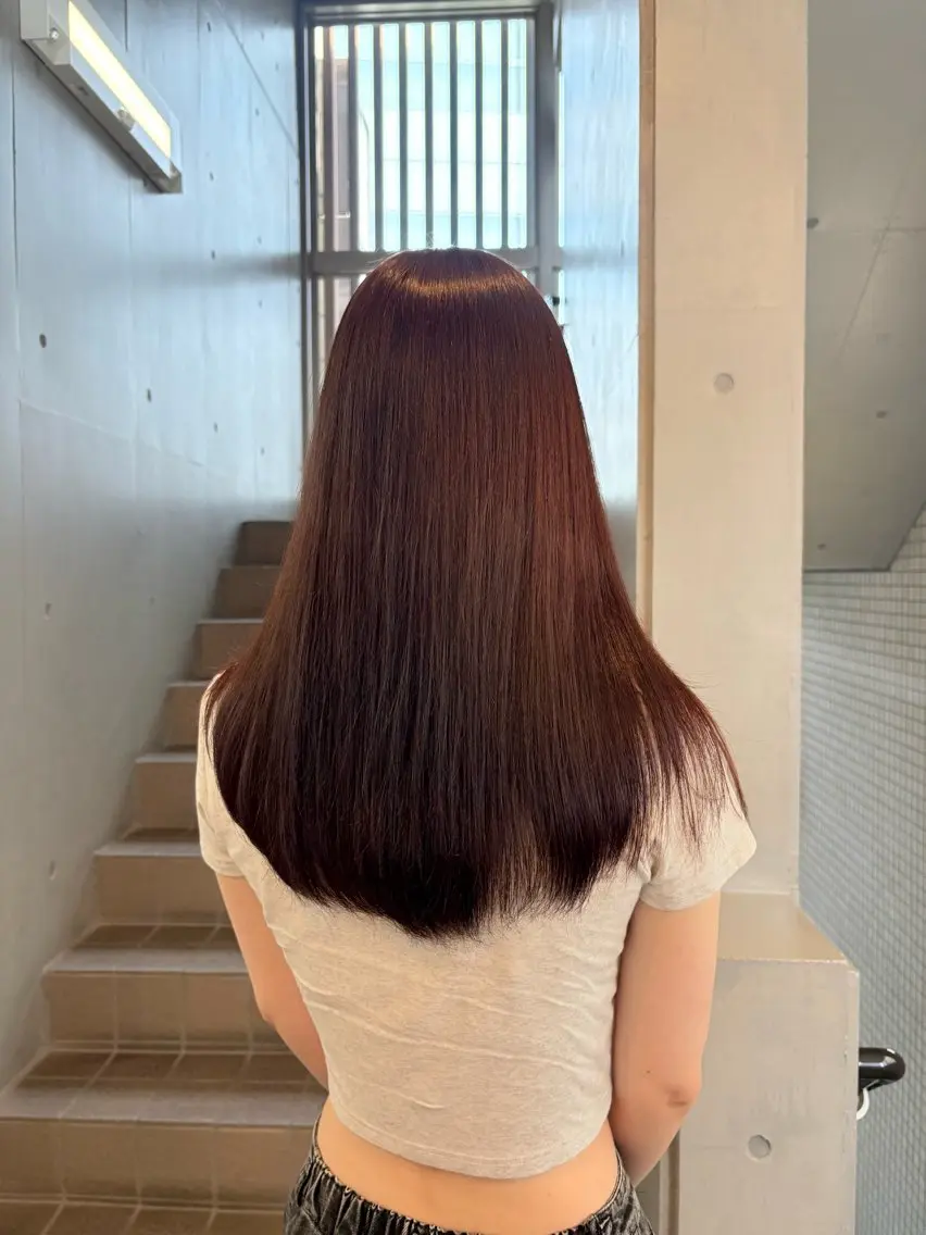 カラー ブラウンカラー ピンクカラー ヘアカラー 🤍sayaka/ ブリーチ🌐のヘアスタイル