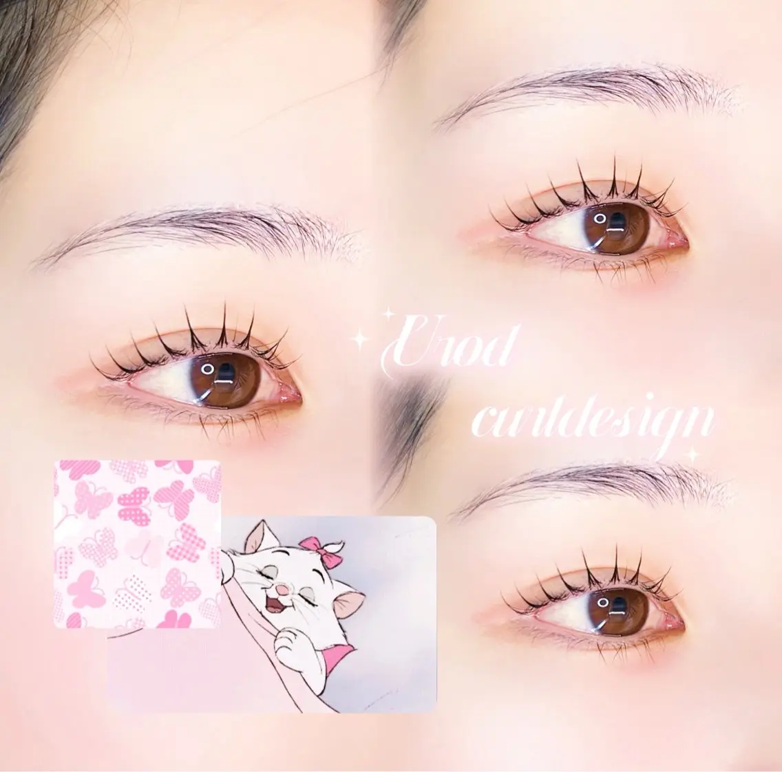 マツエク・マツパ マツパ 。ꕤ°₊sakura 束感まつ毛⊹𓈒✿のマツエク・マツパデザイン