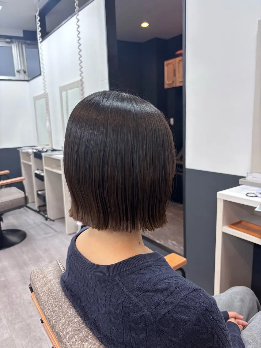 ショート カット パつっとボブ 🌸みおのヘアスタイル