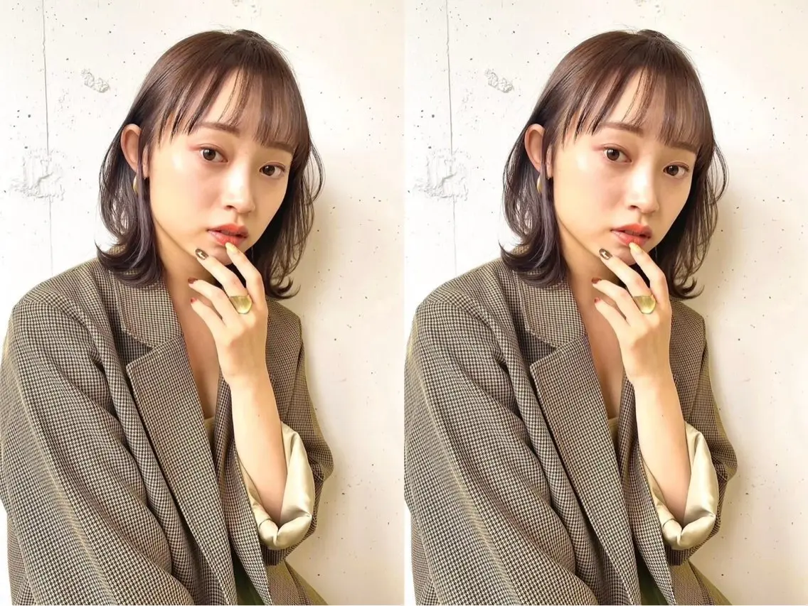 ミディアム ヘアカラー 透明感カラー / Rio👶🏻💞のヘアスタイル