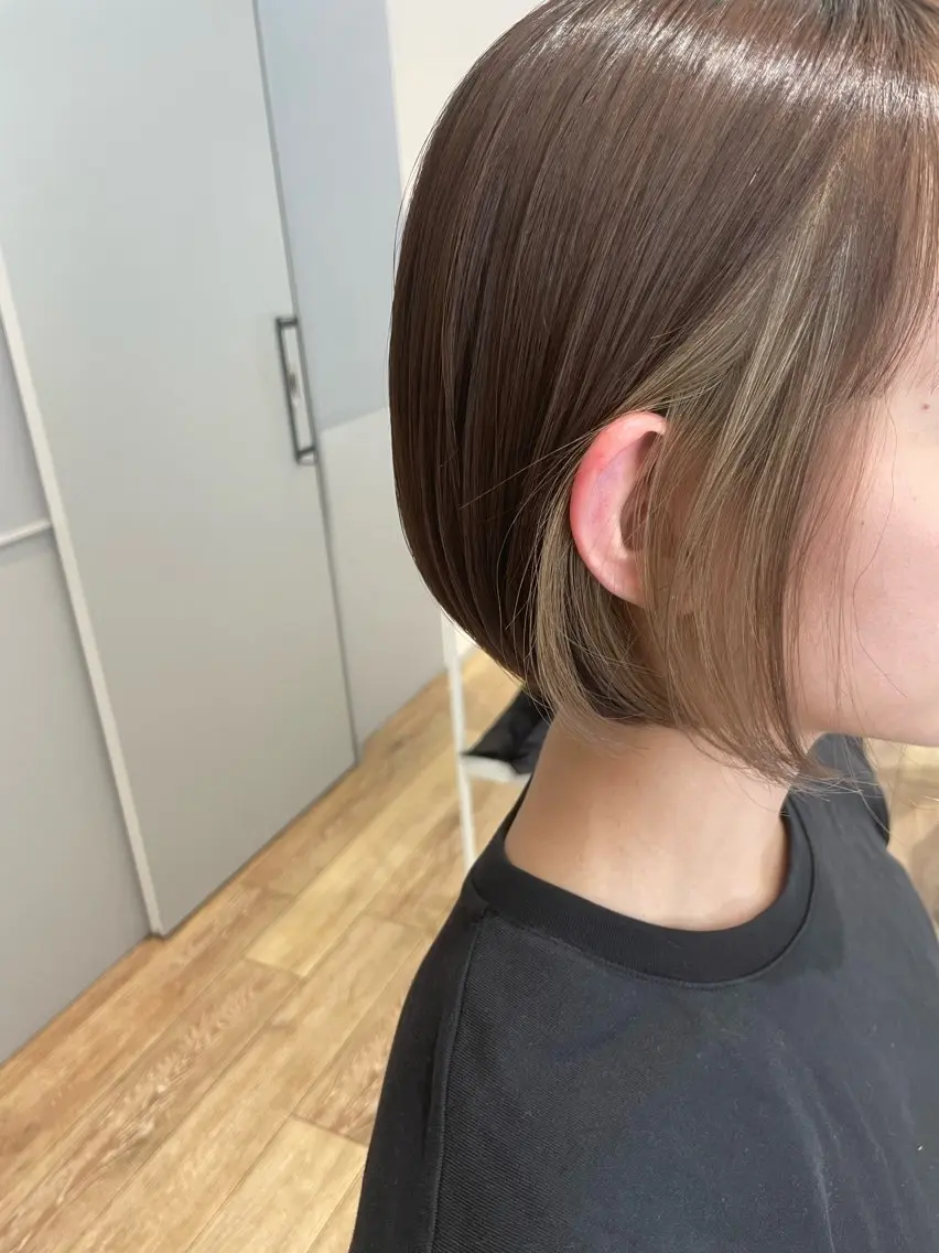 ショート カラー インナーカラー 🫧垢抜けヘア🫧 SHIORIのヘアスタイル