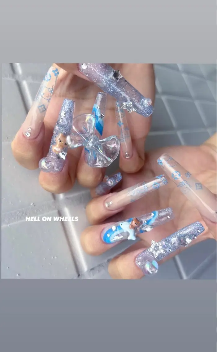 ネイル 夏ネイル ⛓Miyu ⛓のネイルデザイン