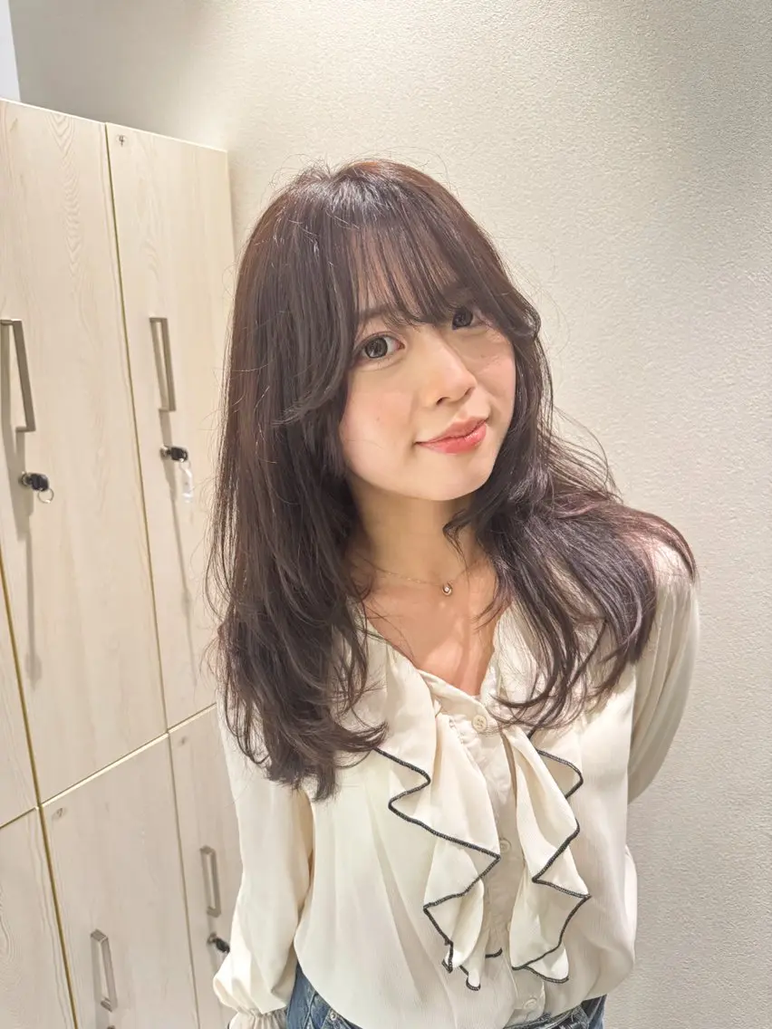 セミロング カラー カット ヘアカラー トリートメント ヘアセット ✂️似合わせの魔術師 石田一樹✂️のヘアスタイル