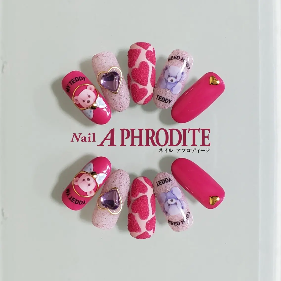ネイル ジェルネイル ニュアンスネイル スカルプネイル ソフトジェル ネイルチップ Nail Aphroditeのネイルデザイン