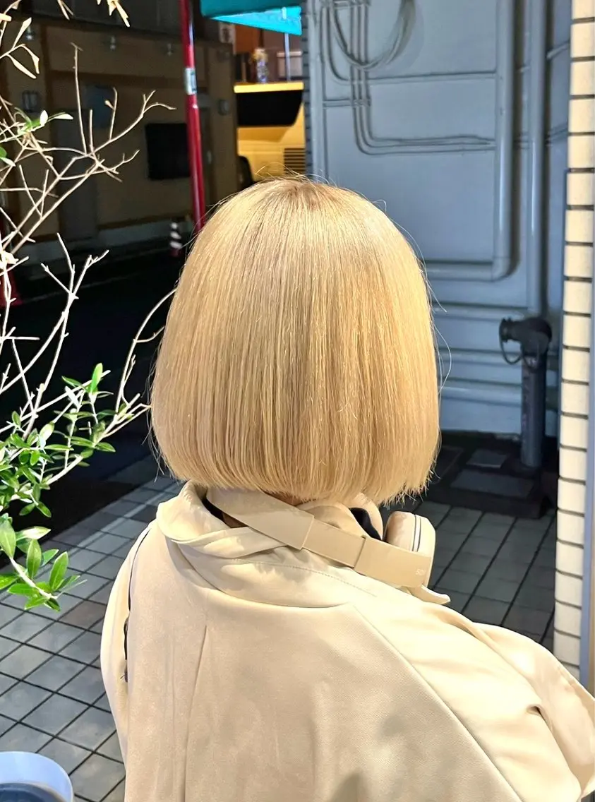 ミディアム カラー ヘアカラー トリートメント 🫧𝙞𝙢𝙖𝙞 ️当日OK🫧のヘアスタイル