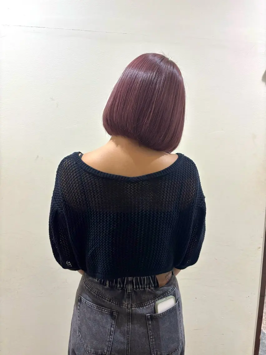ショート ボブ 椛山 美桜のヘアスタイル