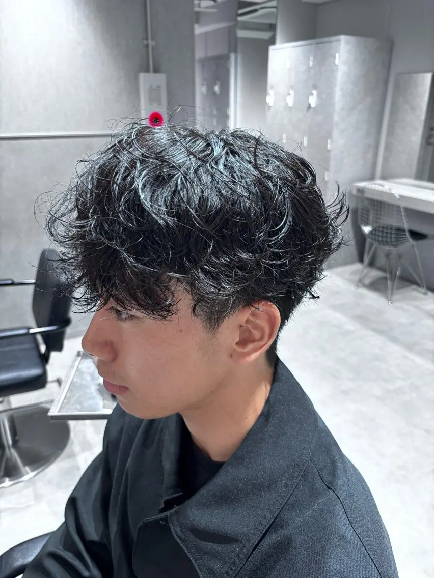 ショート パーマ メンズ カット パーマ 🐺池袋 / メンズ パーマ / 高橋空楓のヘアスタイル
