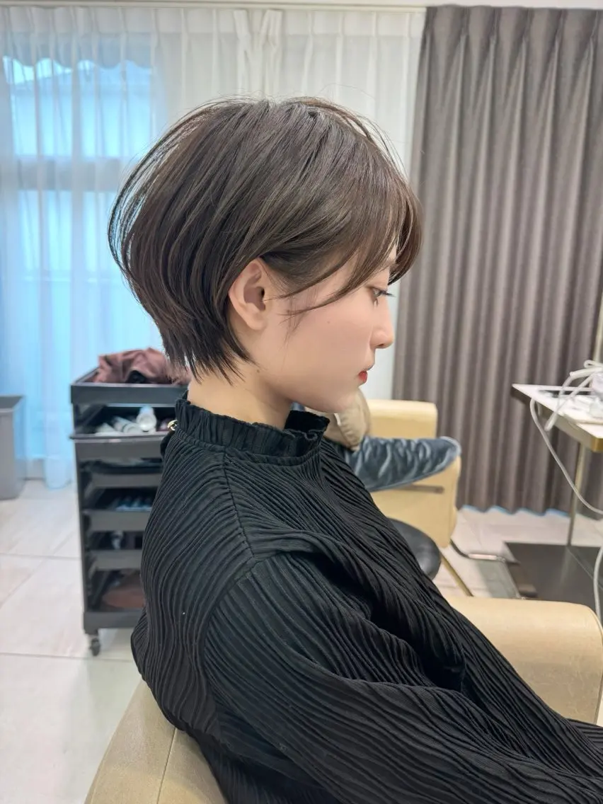 ショート 🍯小顔ショート/ レイヤー/みゆ🍯のヘアスタイル