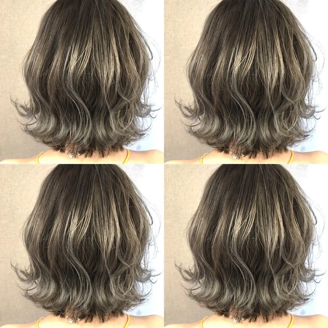 ショート カラー ハイライトカラー 3Dハイライト ハイライト ヘアカラー トリートメント 井上 一平のヘアスタイル