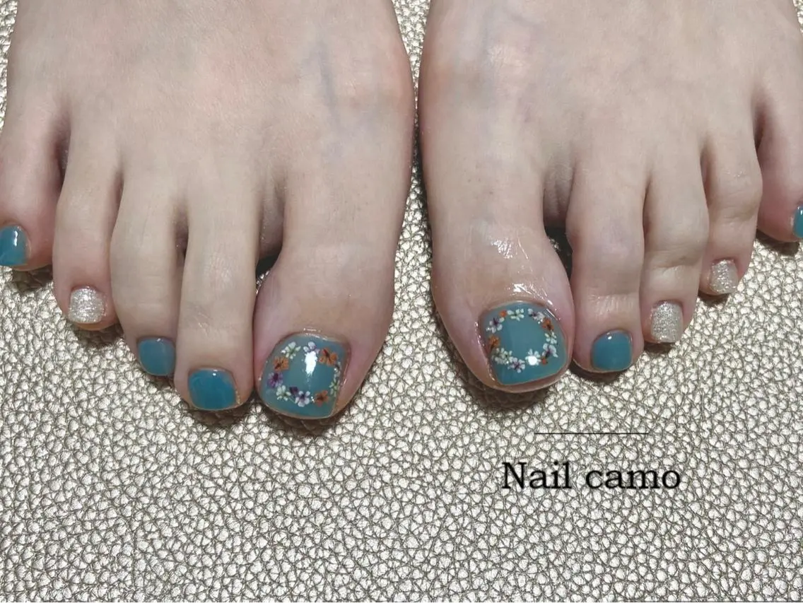 ネイル フットネイル 🌟Nail camo🌟のネイルデザイン