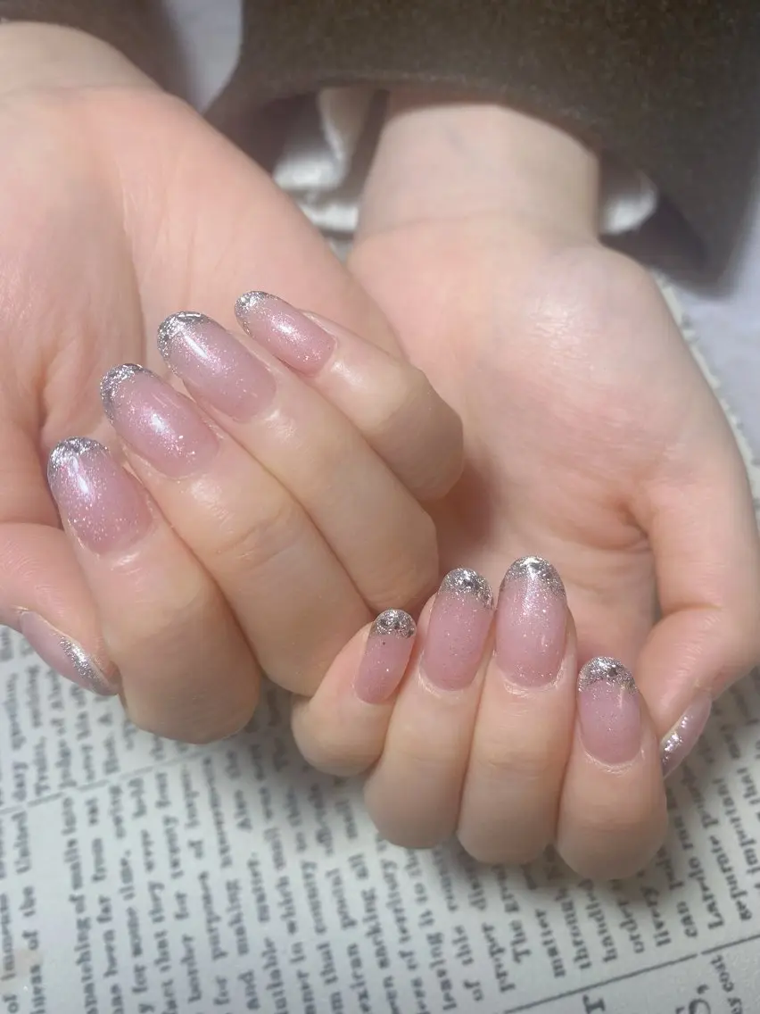 ネイル アートネイル フレンチネイル ジェルネイル グラデーション 韓国ネイル Nail Salon kihi大塚店のネイルデザイン