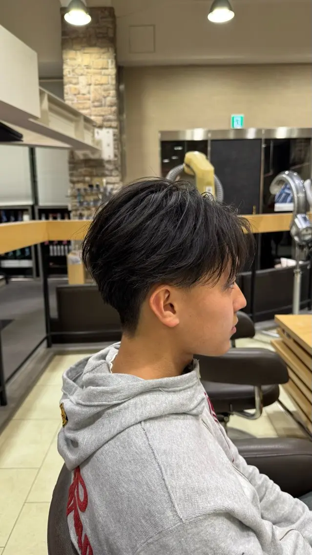 メンズ カット メンズパーマ特化 ふうきのヘアスタイル