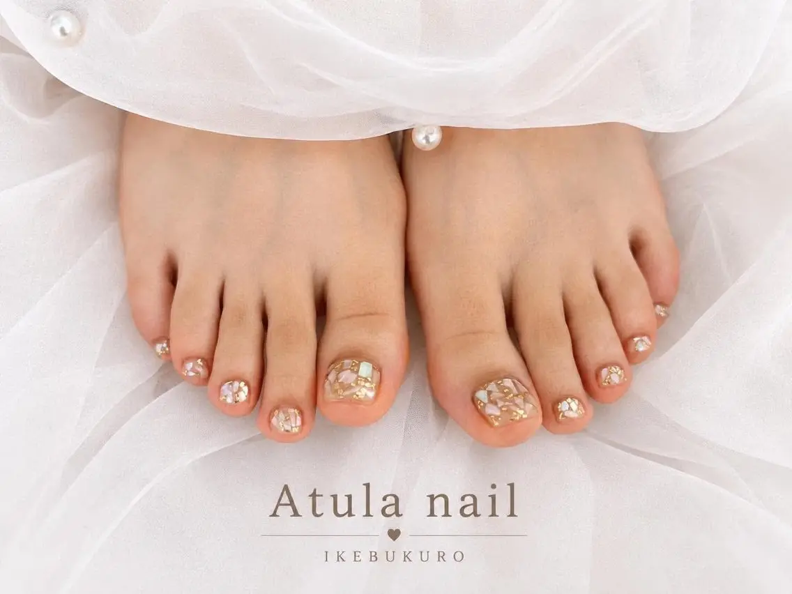 ネイル フットネイル ATULA nailのネイルデザイン