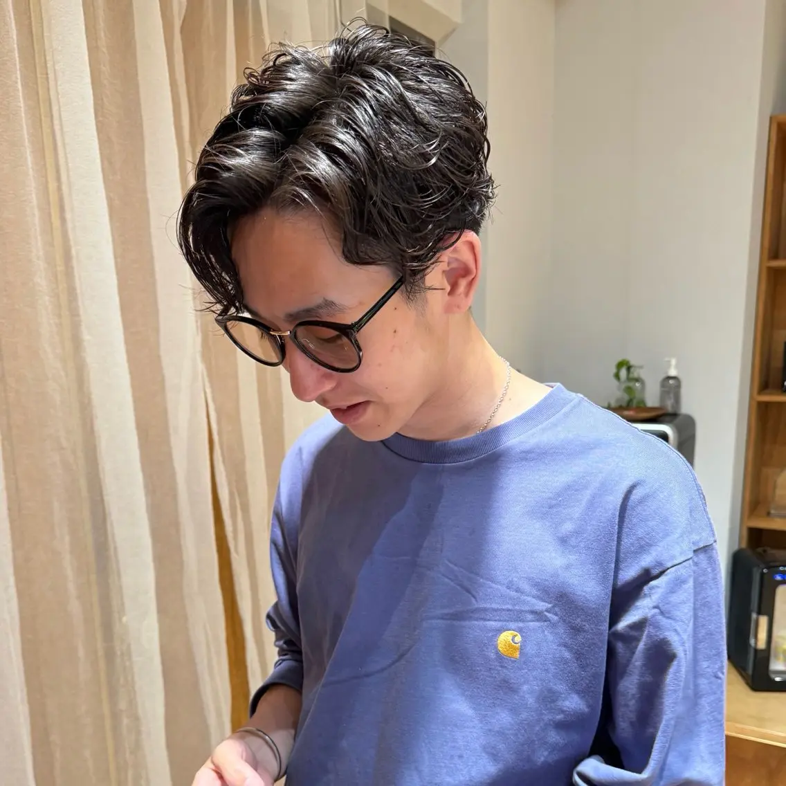 パーマ メンズ カット 大橋 芽衣のヘアスタイル