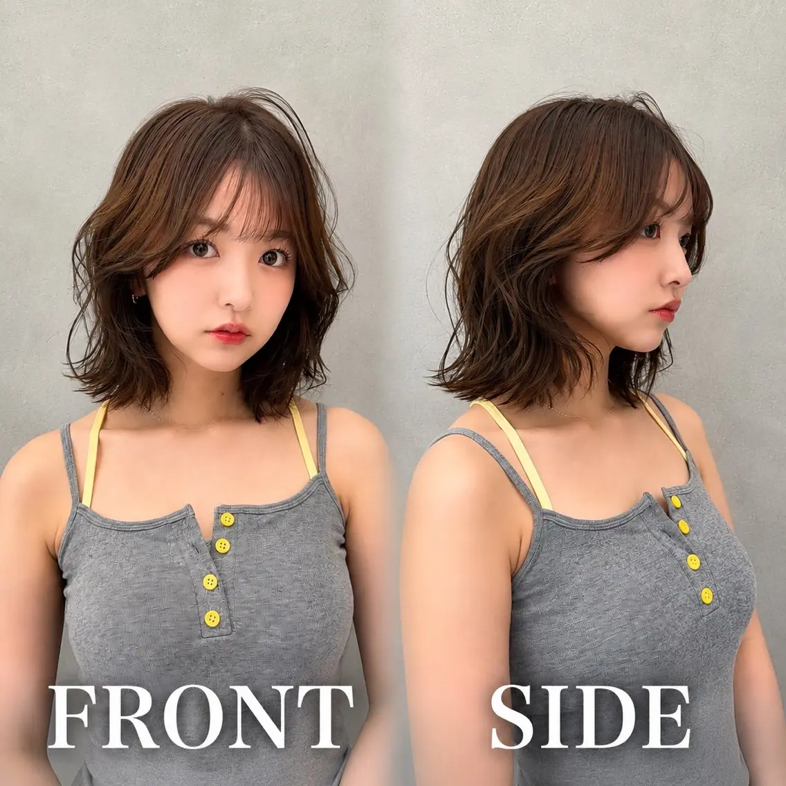 ミディアム カラー カット ヘアカラー トリートメント 🩷小川大輔🩷 ボブ/インナーカラーのヘアスタイル