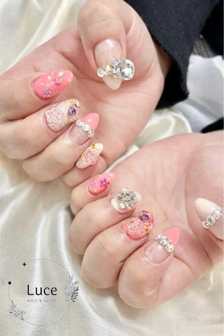 ネイル 桜ネイル NAIL Luceのネイルデザイン