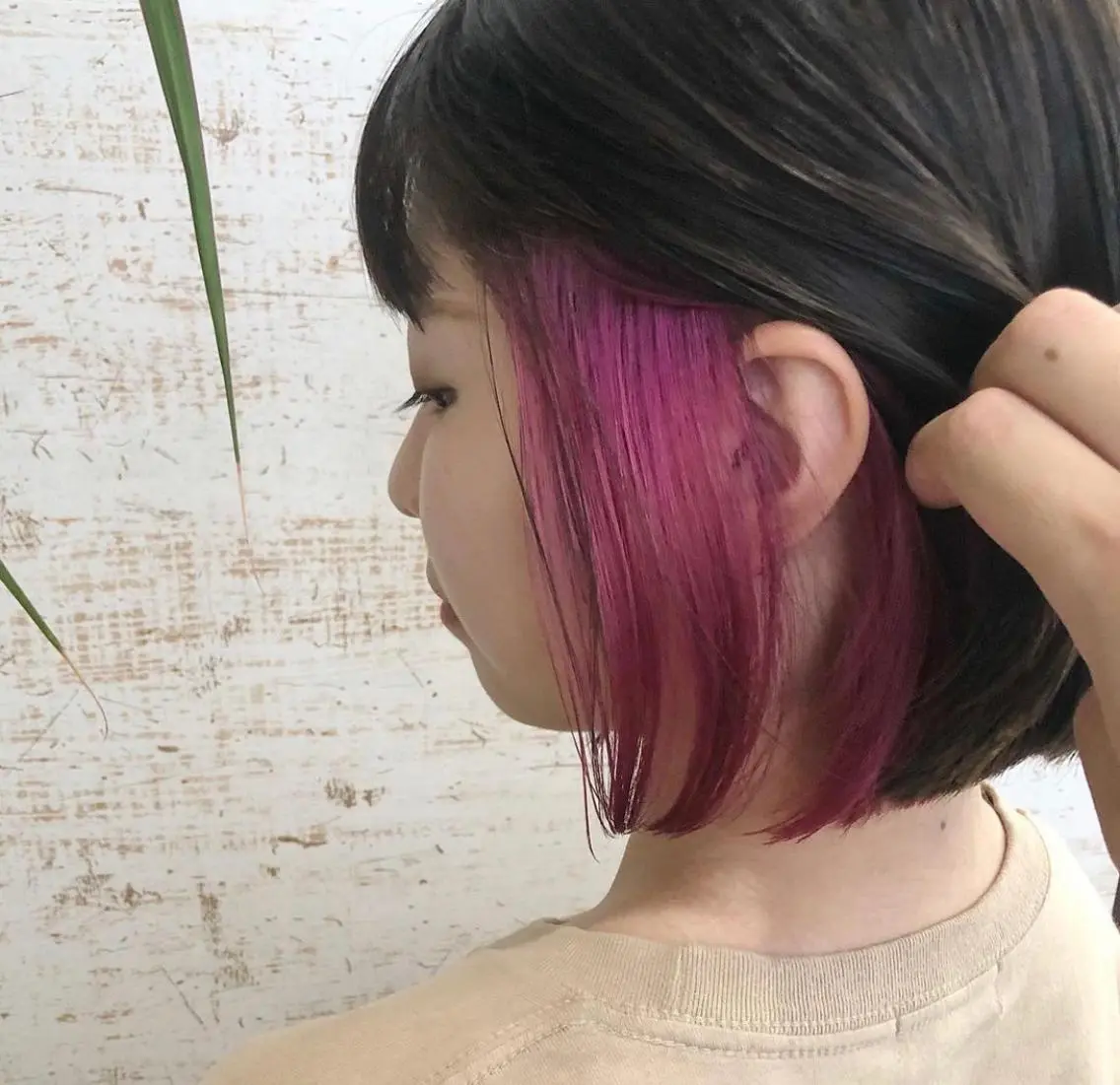 ショート カラー 透明感カラー/韓国 ブリーチ/古橋のヘアスタイル