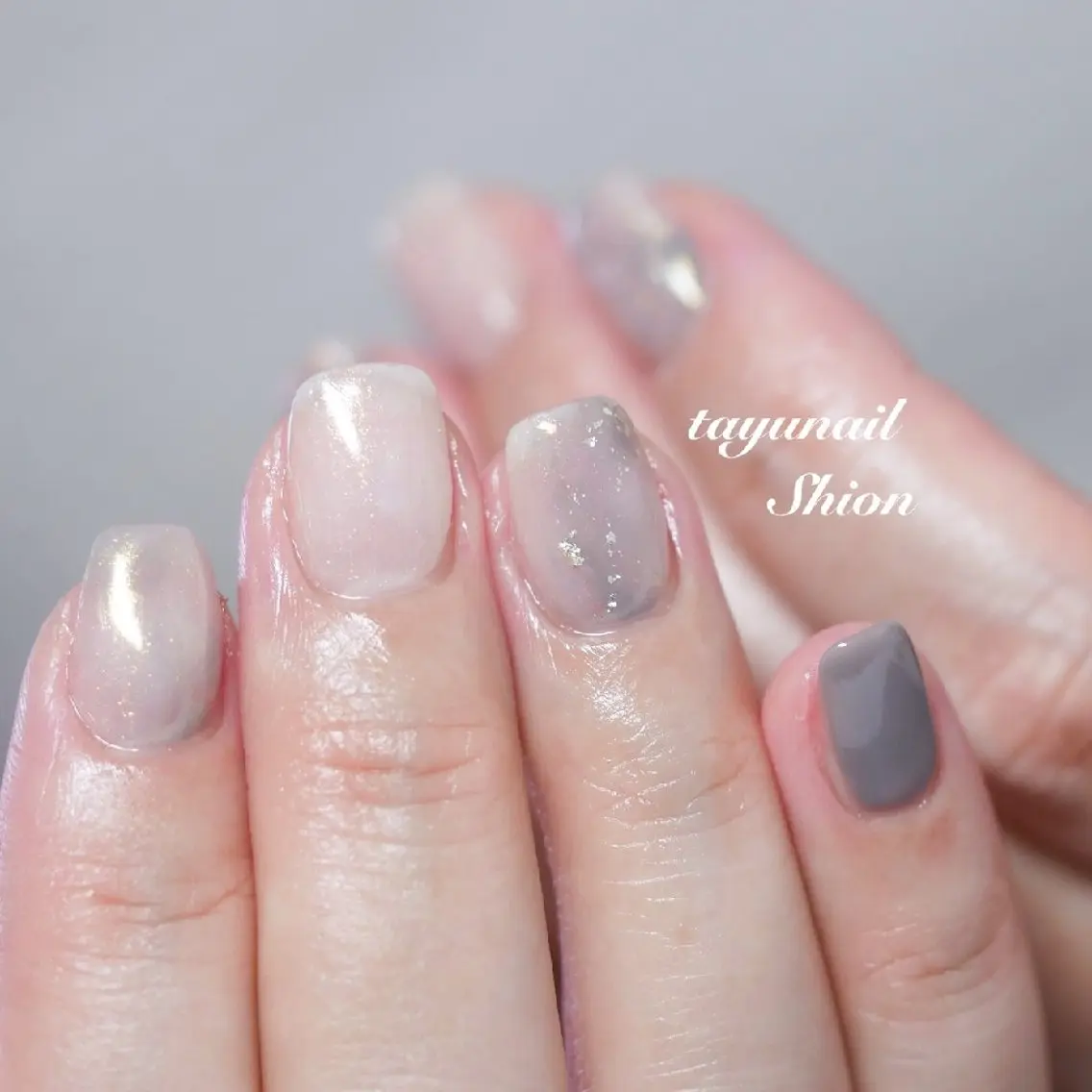 ネイル ジェルネイル ニュアンスネイル パラジェル ネイルサロン 【たゆnail】のネイルデザイン