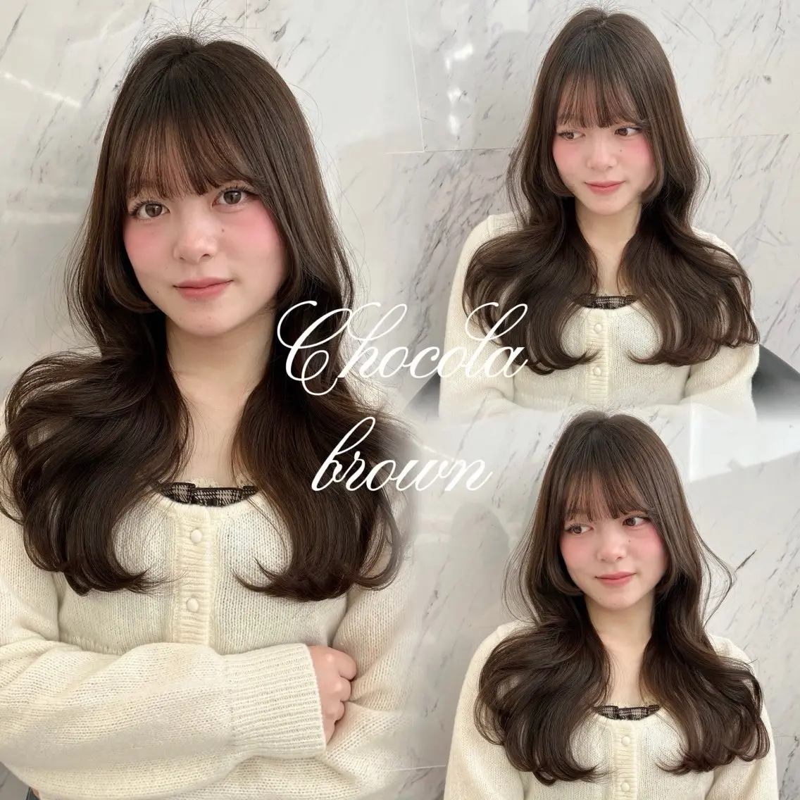 ロング カラー ヘアカラー ParveMix ♡白神みやびのヘアスタイル