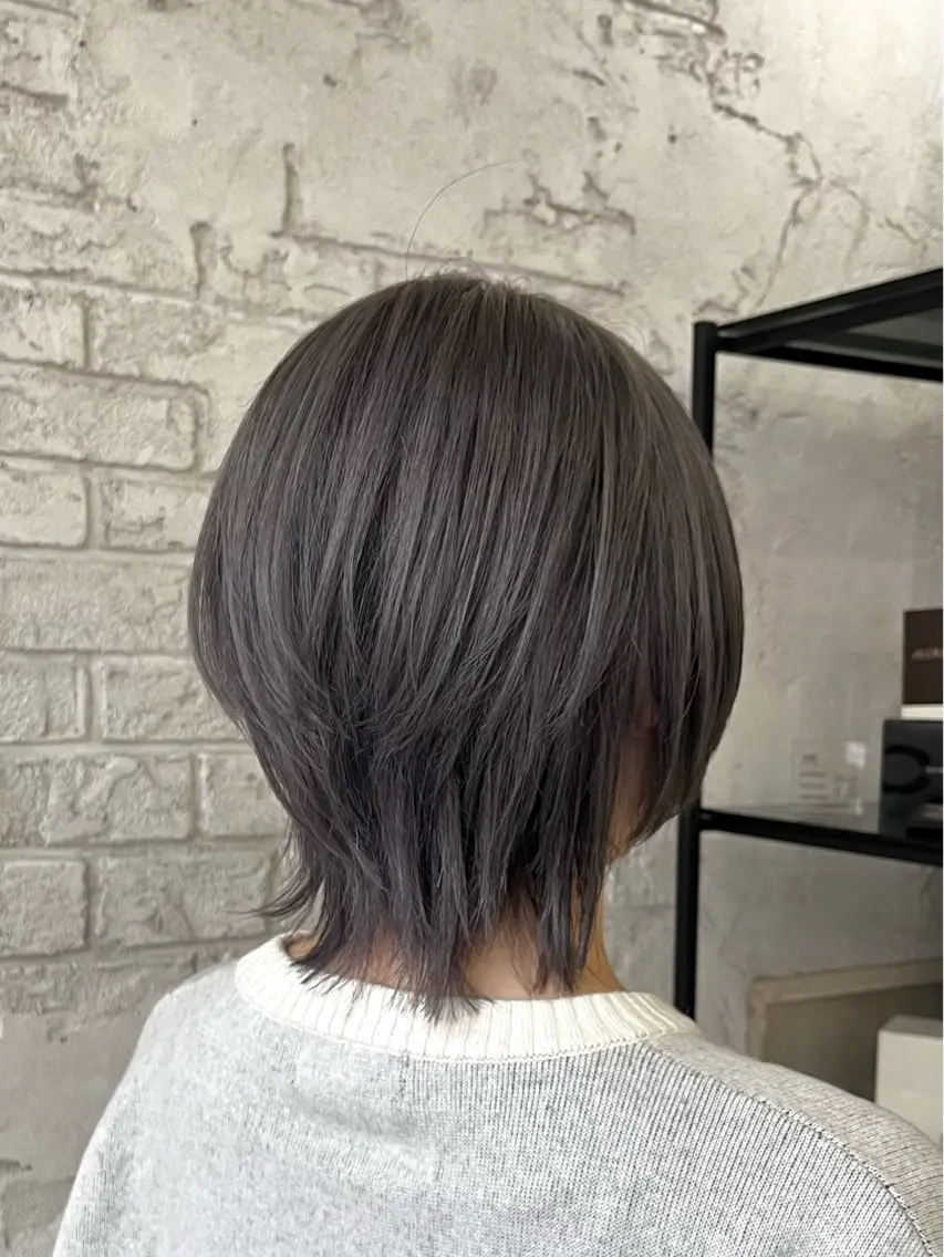 ショート カット ヘアカラー トリートメント 艶髪ブリーチカラー 💗manaka💗のヘアスタイル