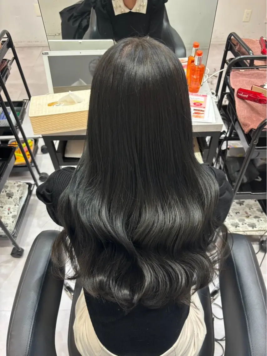 ロング カラー 赤み消し透明感🤍 髪質改善🌙/伽音のヘアスタイル