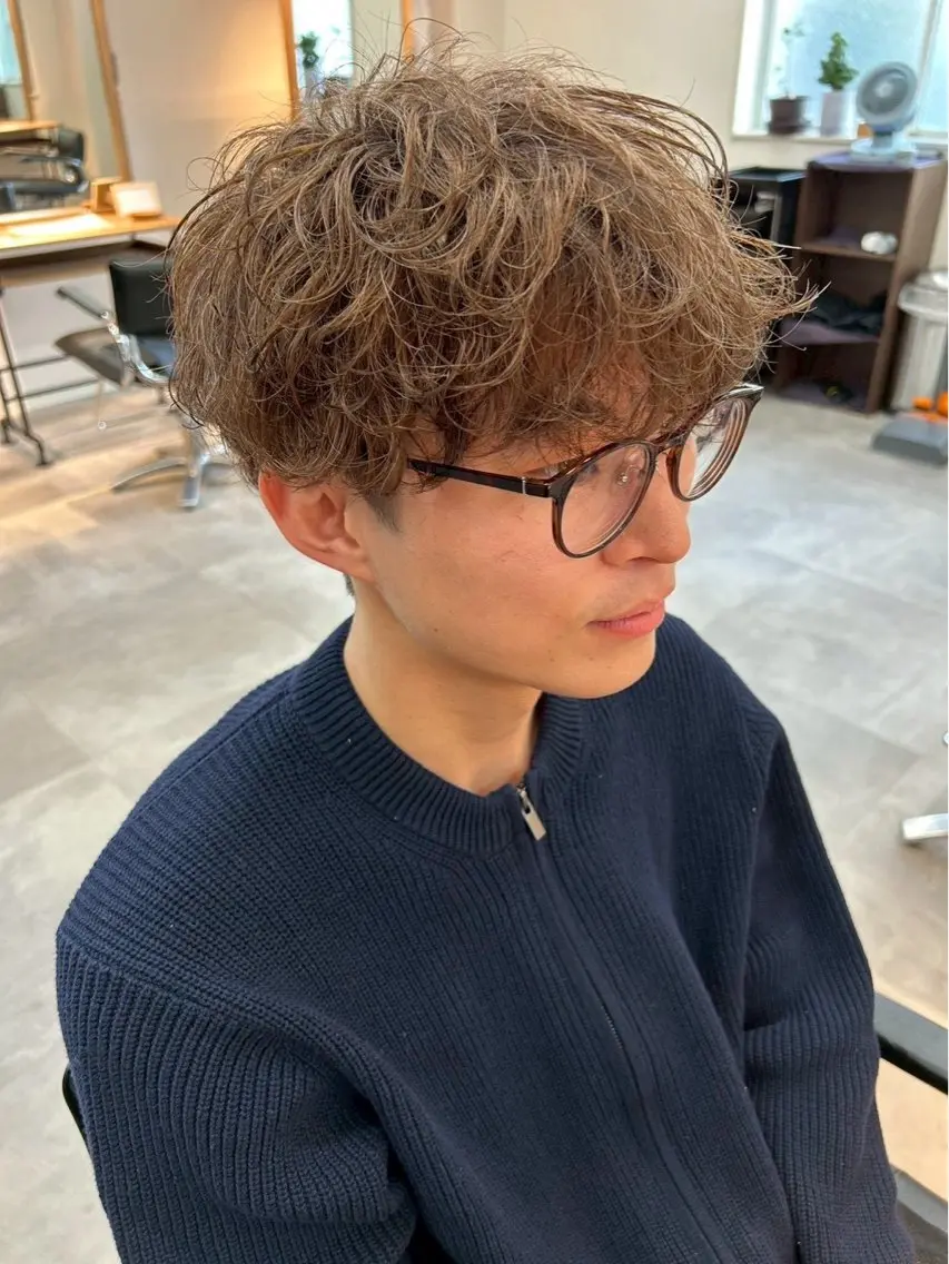 パーマ メンズ 韓国風メンズカット 🇰🇷小川優のヘアスタイル