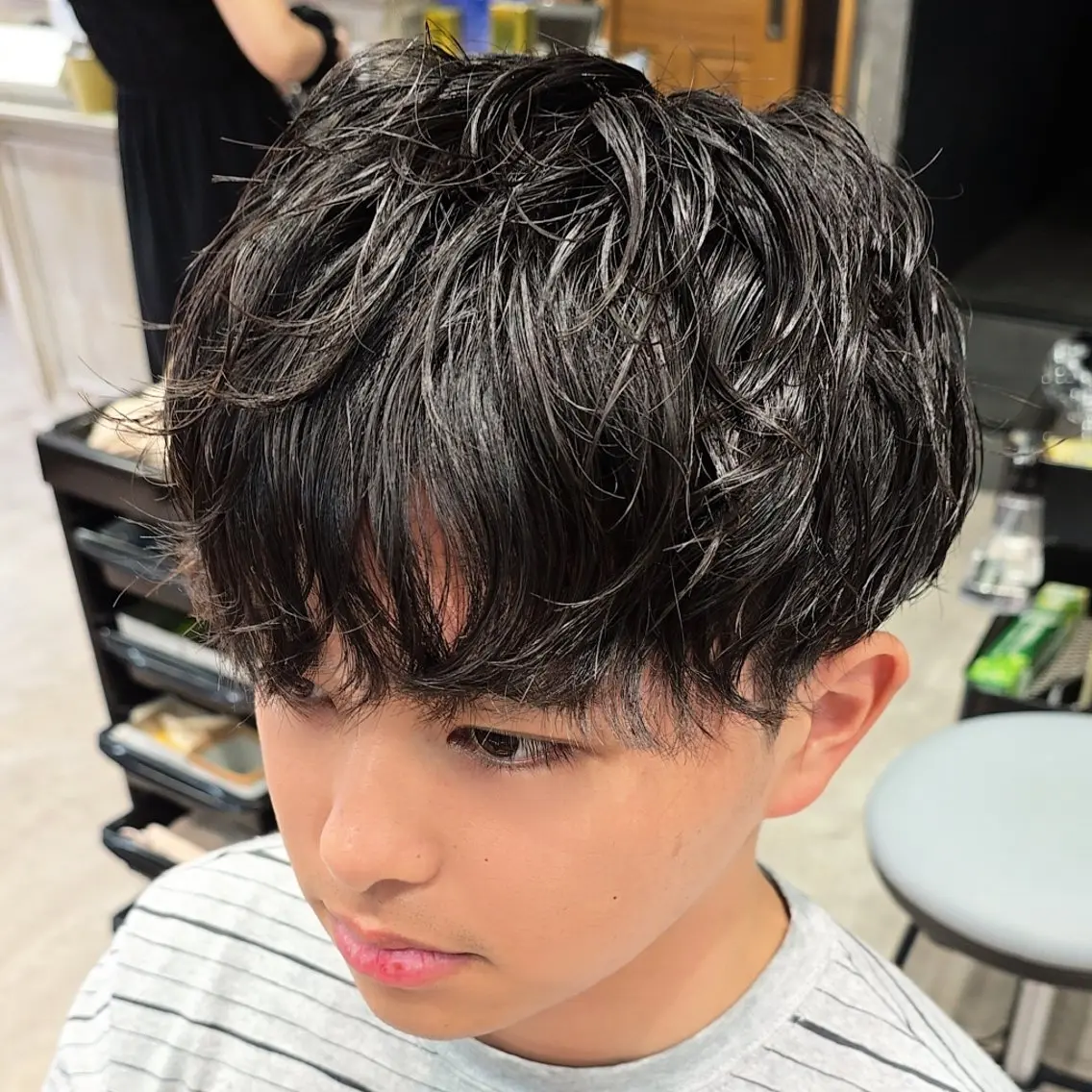 パーマ メンズ 似合わせパーマ🔥 メンズ美容師　レントのヘアスタイル
