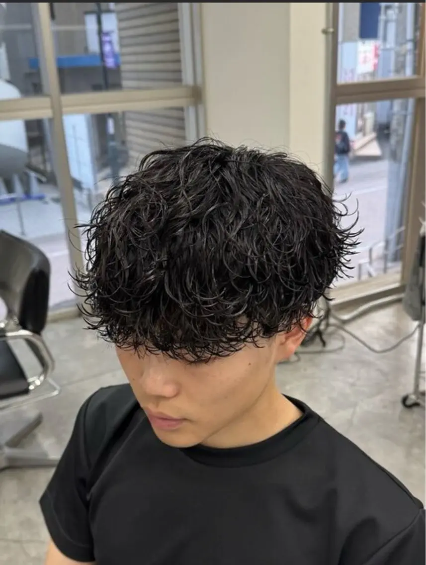 パーマ メンズ カット パーマ パーマ支持率No.1 ❤️🔥安成弾のヘアスタイル