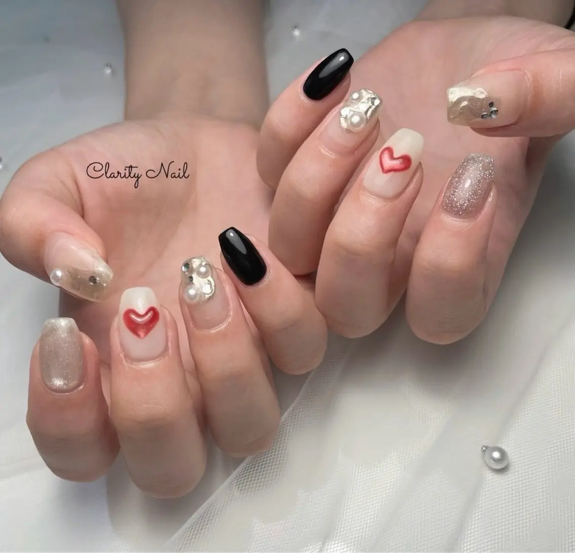 ネイル アートネイル 持ち込み ハンドネイル Clarity Nailのネイルデザイン