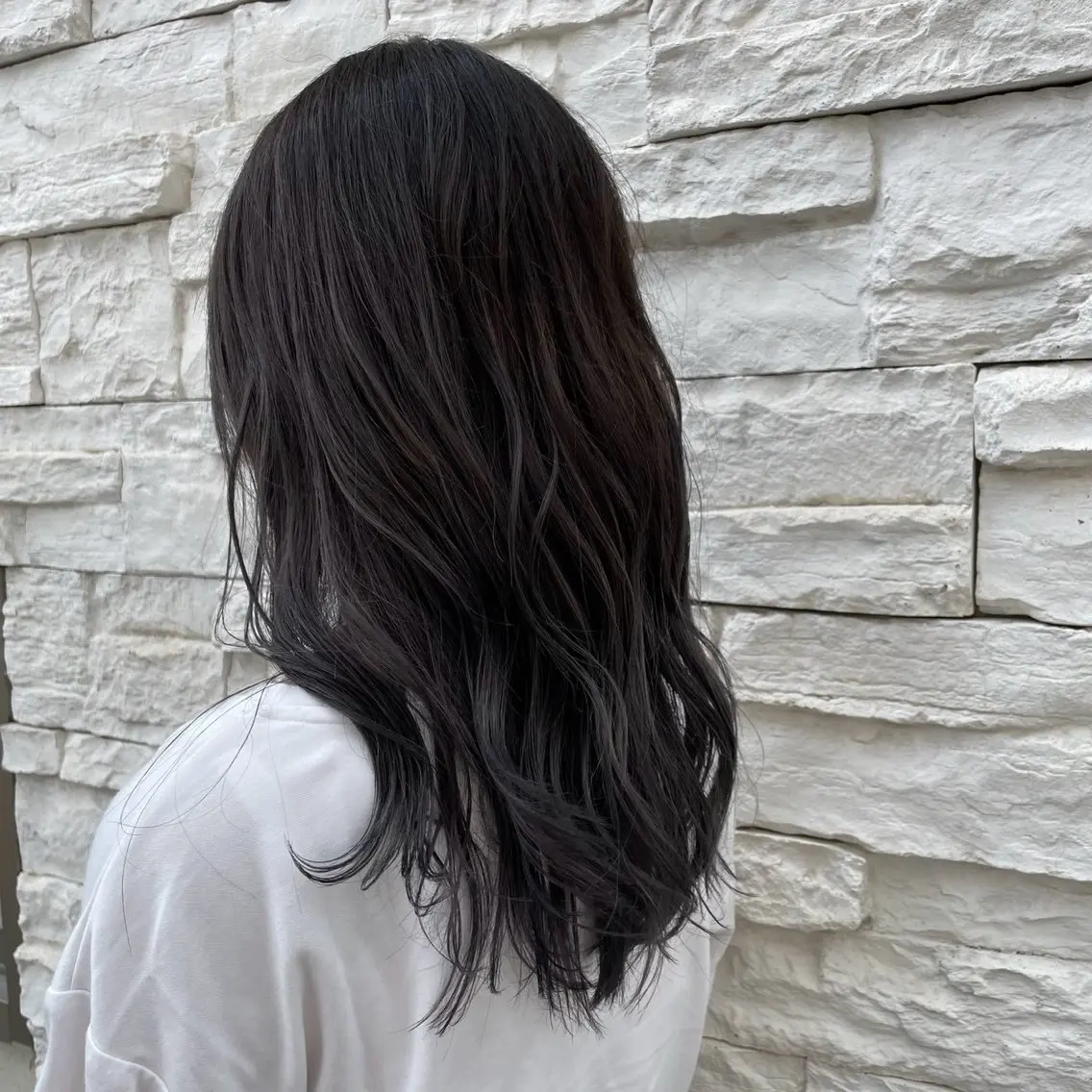ロング 水島 愛のヘアスタイル