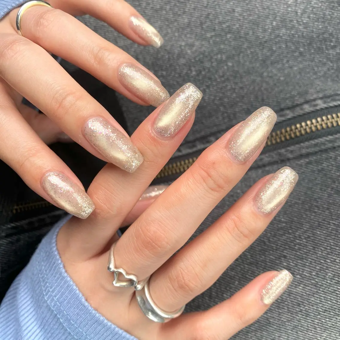 ネイル ラメ(グリッター) ハンドネイル nailst MIKUのネイルデザイン
