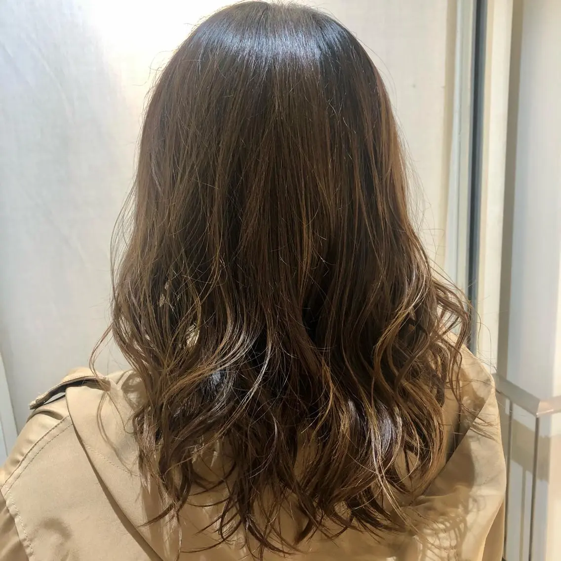 ミディアム 鶴﨑 美優亜のヘアスタイル
