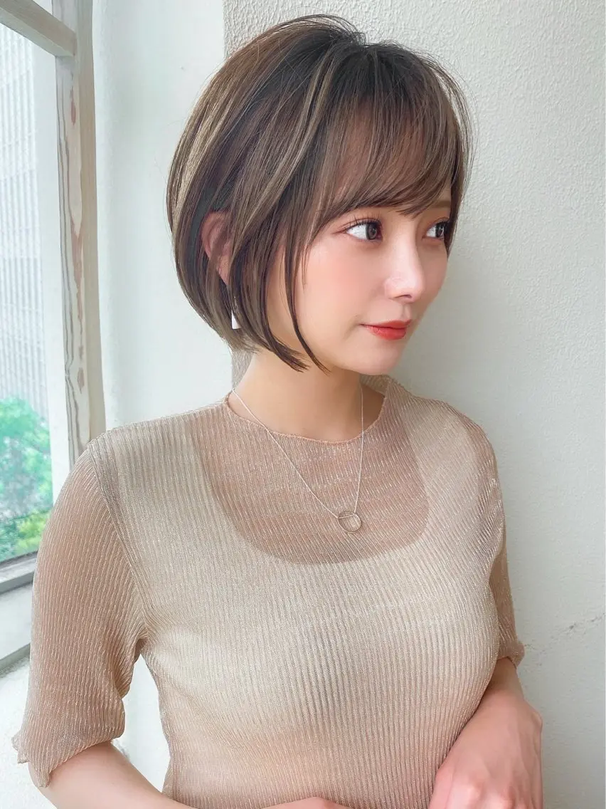 ショート カット 似合わせカット⌇ヘア セット⌇A i‎🤍のヘアスタイル