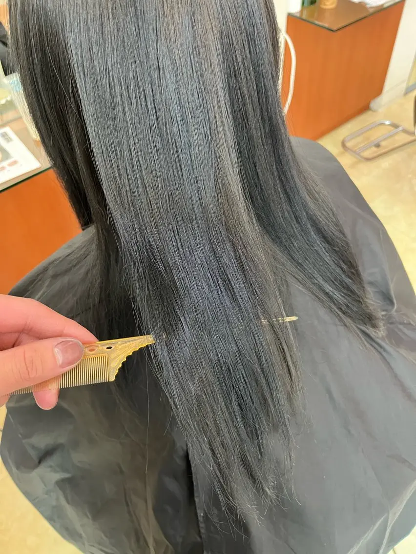 ミディアム 髪質改善 小栗 柊翔のヘアスタイル