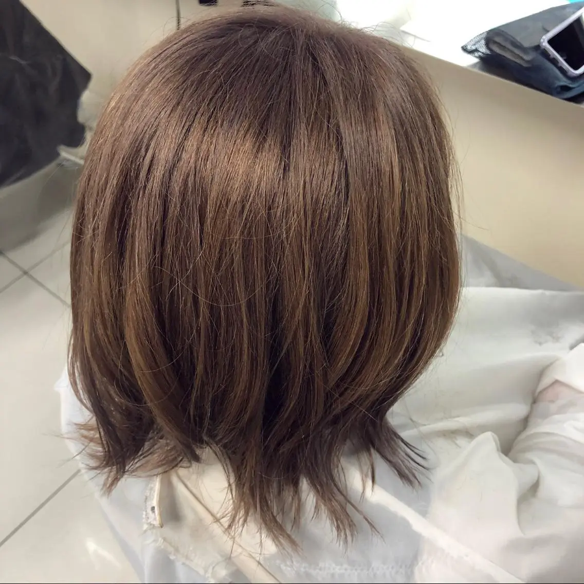 ミディアム カラー ヘアカラー トリートメント 髪質改善・白髪ぼかし /お悩み対応カラーのヘアスタイル