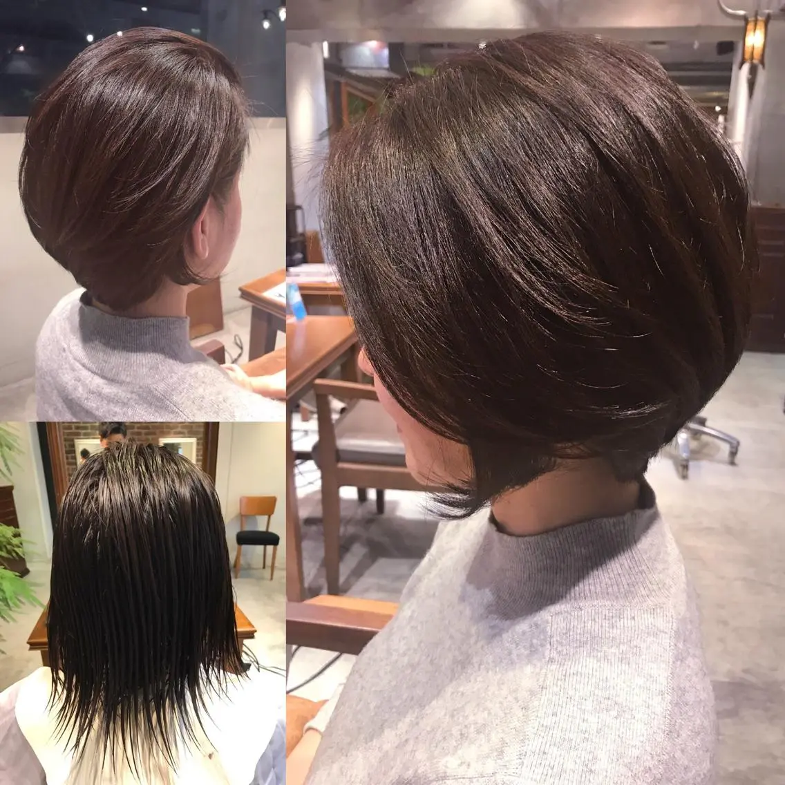ショート カラー イルミナカラー ショートヘア 小林 佳祐のヘアスタイル