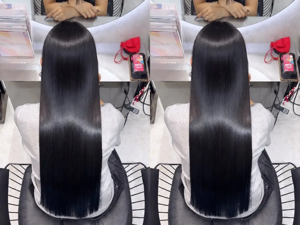 ロング カラー カット ヘアカラー トリートメント ワンホンヘア🇨🇳 髪質改善/itaruのヘアスタイル