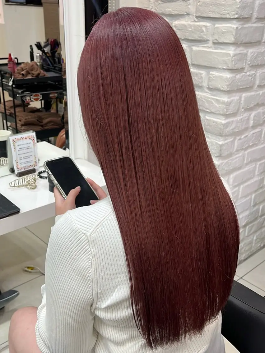 ロング カラー ブリーチ 透明感カラー トリートメント 透明感【カラー支持率 No.1】リノ🪐のヘアスタイル
