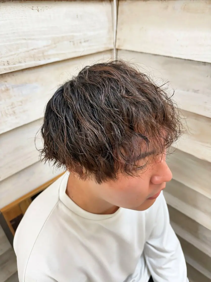 ショート パーマ メンズ カット パーマ GAKU 【メンズ特化】のヘアスタイル