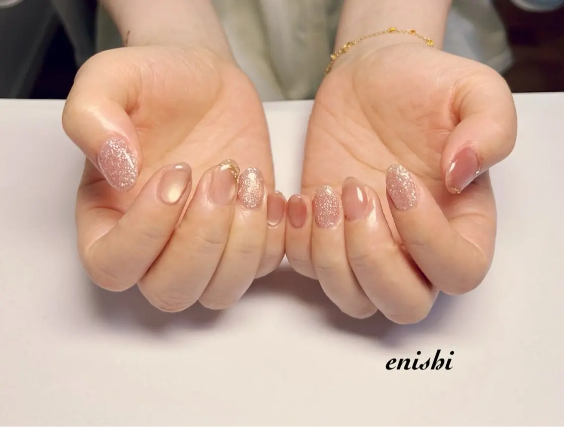 ネイル シンプルネイル ハンドネイル Nail Salon enishiのネイルデザイン