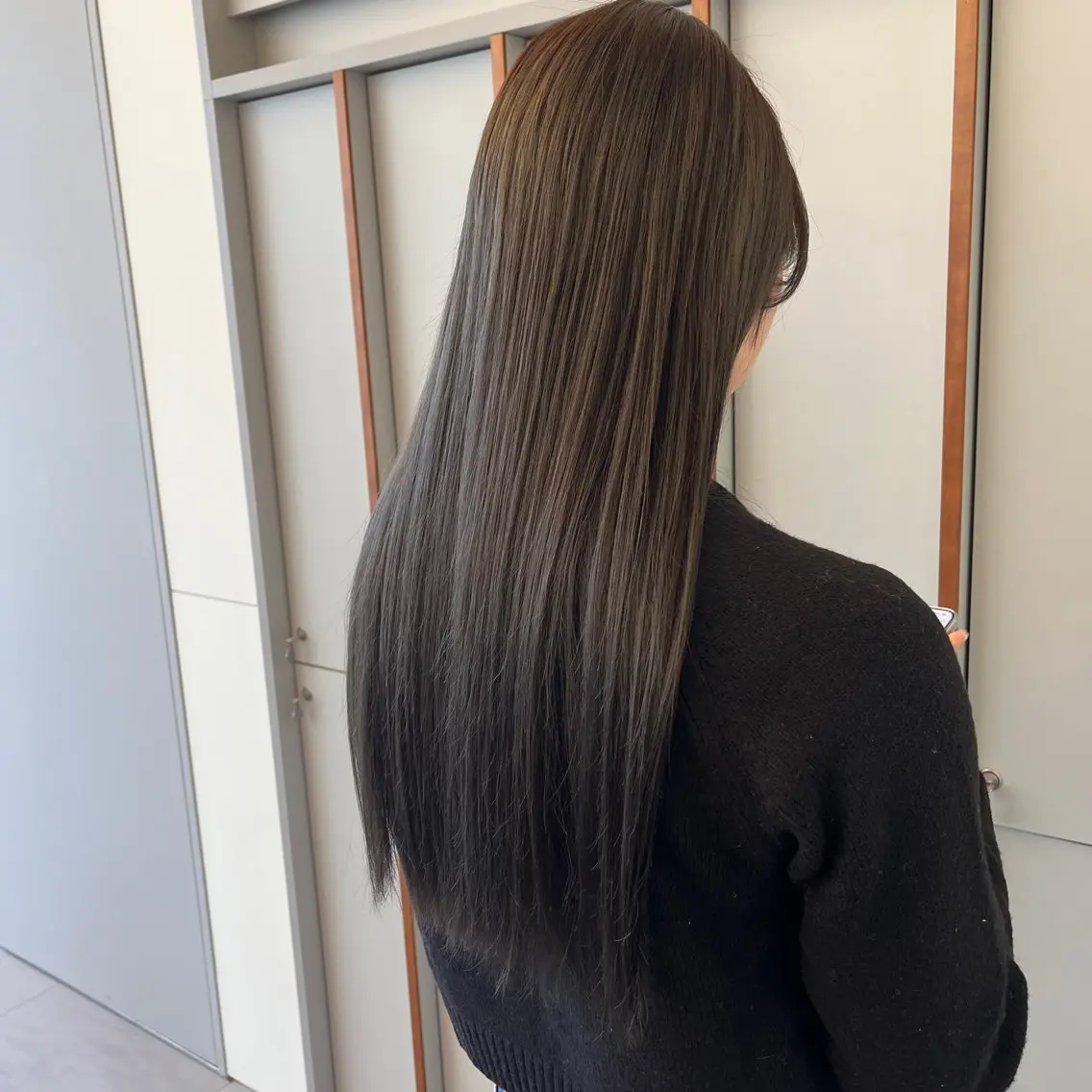 ロング カラー ベージュカラー ブリーチ 透明感カラー ダブルカラー トリートメント ヘアカラー トリートメント 髪質改善カラー/ボブ 🌻Mutsumiのヘアスタイル